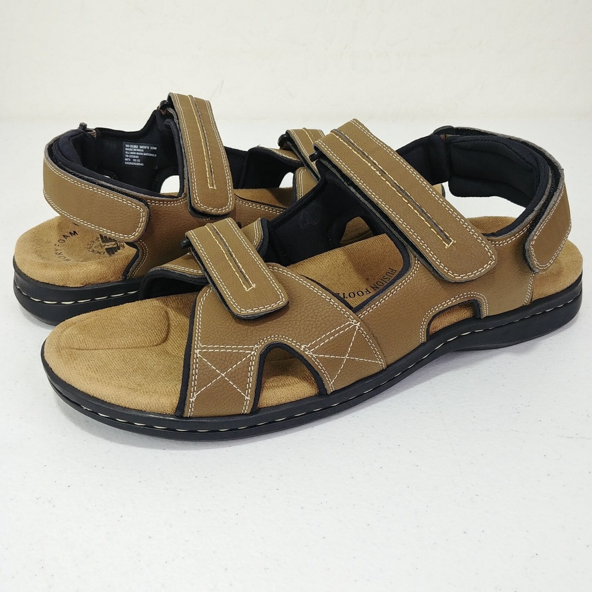 Dockers fisherman brown casual strap sandals mens Size 10 Wide Dockers Men main image 2