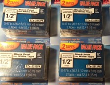 10 PACK Brother P-Touch TZe-231 BLACK ON WHITE Label Tape ORIGINAL 5 X 2 PACK