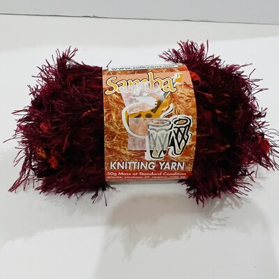 SAMBA Knitting Yarn Aztec 1 Ball 100% Polyester-used