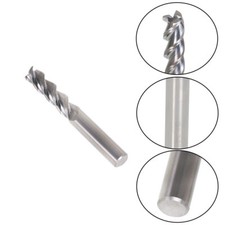 3 Flute Long Length Carbide End Mill For Aluminum 1/2" Alu-Power