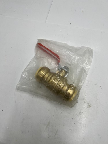Copper CPVC PEX 1" Ball Valve Push Connect 200psi, Brass NSF/ANSI 61