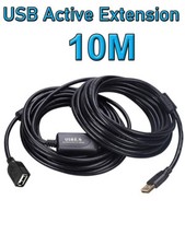 Active USB 2.0 Extension Cord 10M with booster USB 2.0 Extender Cable 10M