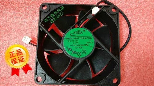 1PC 2-Wire Cooling Fan AD0712LX-A70GL DC12V 0.12A 7cm 7025 - Afbeelding 2 van 4