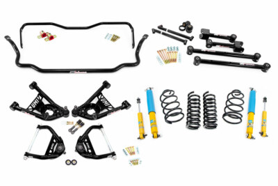 UMI 1967 GM A-Body Handling Package- Stage 2, 2'' Lowering, BLACK ABF403-67-2-B