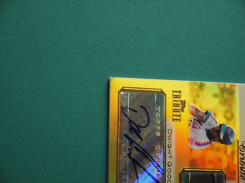 TOPPS TRIBUTE TO THE STARS 2011 DARRYL STRAWBERRY DWIGHT GOODEN 06/25 AUTOGRAPH - Picture 3 of 6