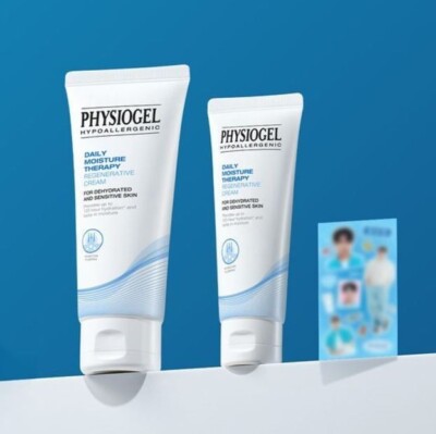 PHYSIOGEL DMT Regenerative Cream 100ml+50ml+Byeon Wooseok Photo Sticker 1ea