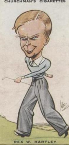 1931 Churchman's Prominent Golfers - Rex Hartley #17 - 1 of 1