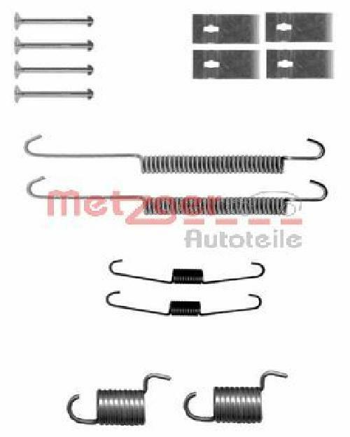 Original Metzger Brake Shoe Accessory Set 105-0842 for Suzuki
