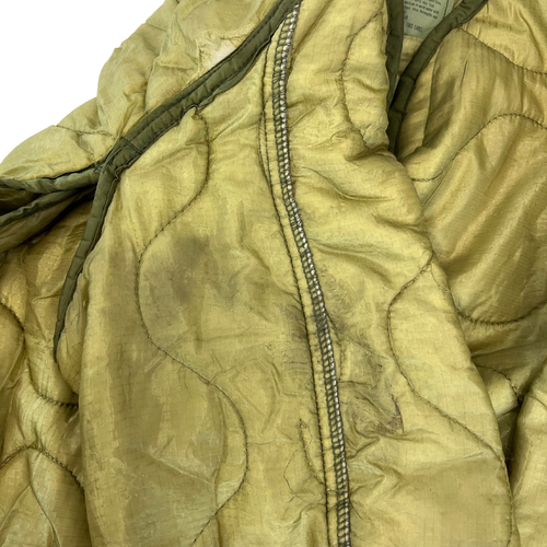 Used Need Repair Olive Drab M-65 Field Jacket Liner *mocinc.1982* - Picture 18 of 19