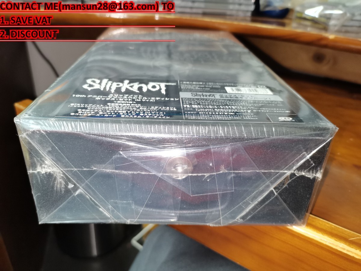 Slipknot / ST 10th Anniversary Edition JAPAN CD+DVD T-shirt