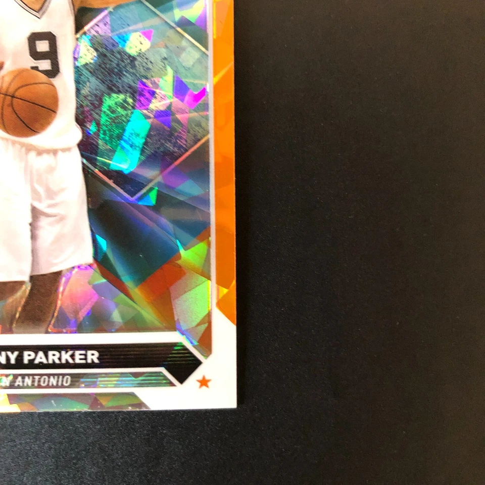 2023-24 Topps Chrome Sapphire Tony Parker Orange Refractor /25 #104 - Image 4 of 4
