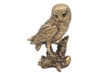 Bronze Reflections Bronzed Owl Sitting Ornament Figurine by Leonardo Brand new