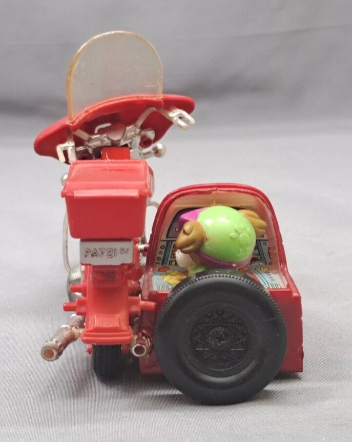 Matchbox Harley Davidson Plastic Toy Motorbike w/side car - Image 3 of 4