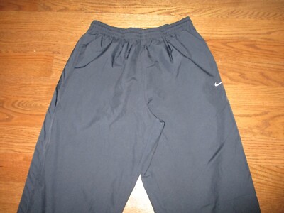 Navy Nike Sheer Pants Men's Nike Mesh Lined Woven Classic Navy