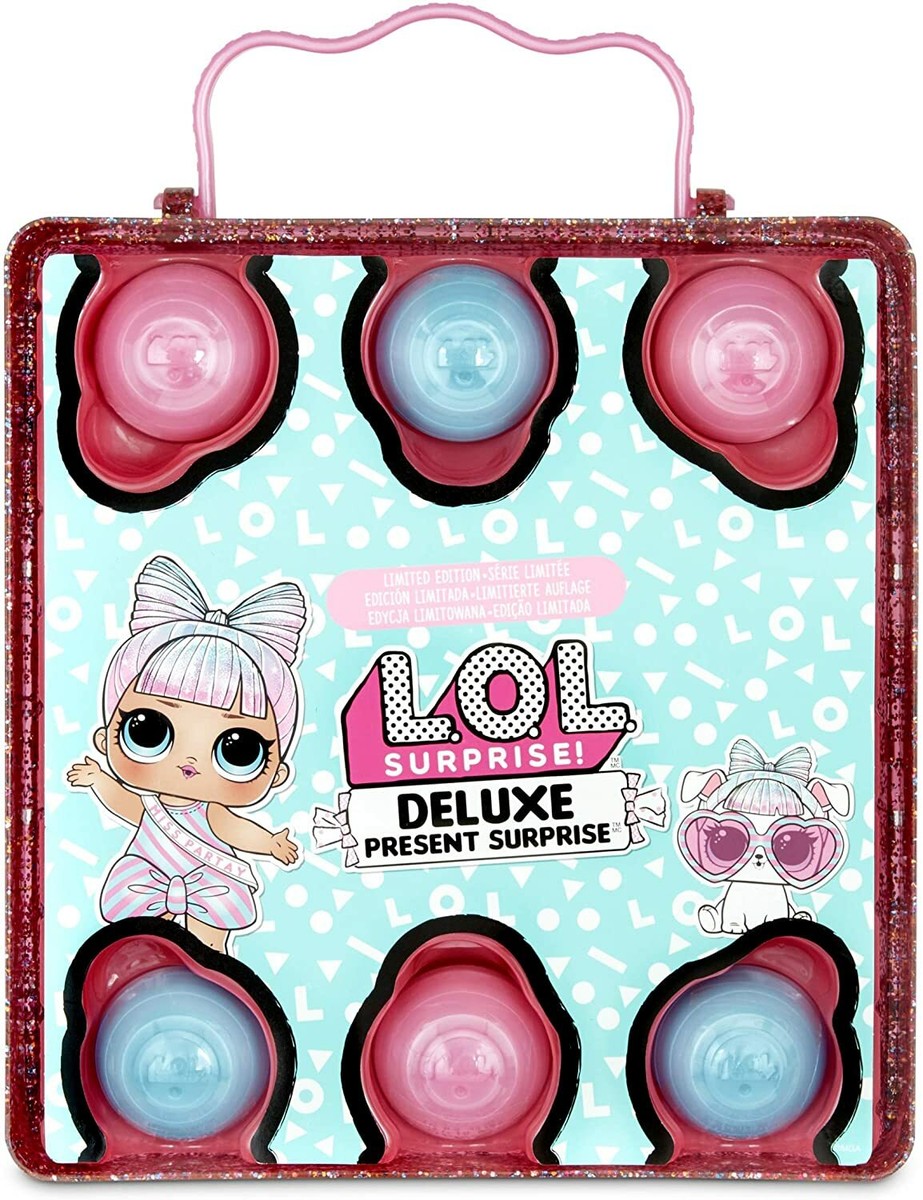 LOL Surprise Deluxe Present 2Pc PINK + TEAL Limited Edition Doll