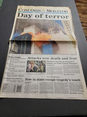 CONCORD MONITOR SEPT 12, 2011 Newspaper