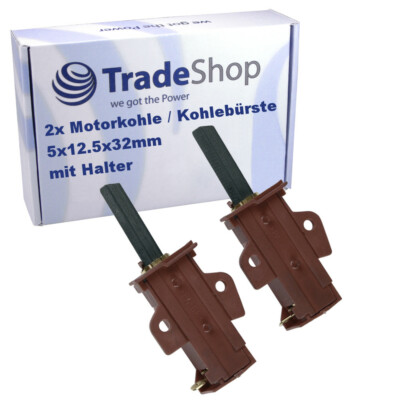 2x Motorkohlen Kohlebürsten für Candy Hoover A711041 39990056 ACS100 31105158