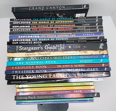 Lot of 23 Master Books - Science & Math Subject Books