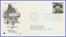 USA5 #3186o ADDR PCS ARTCRAFT FDC   1940 Citizen Kane Orson Welles