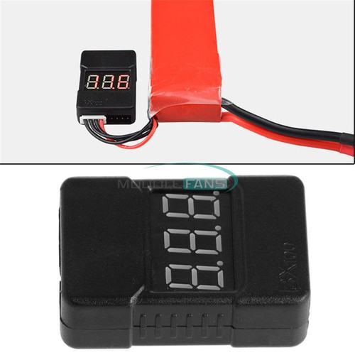 BX100 1-8S Lipo Akku Niederspannung Power Display Tester Summer Alarm - Bild 5 von 6