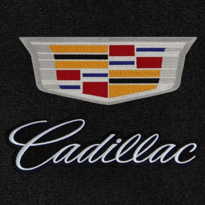 Lloyd's  Cadillac Escalade & ESV Ebony 3PC Floor Mats wLogo Fronts 2015 - 2020