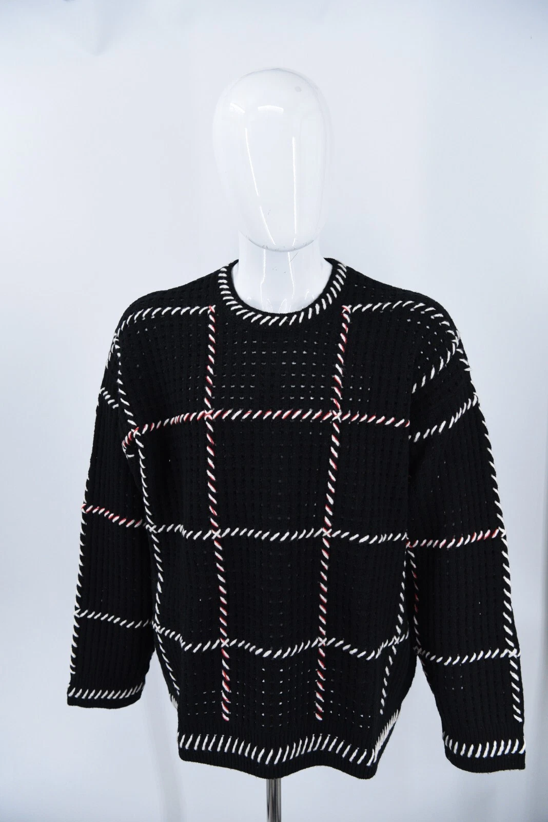 Point de couette SUPREME neuf avec étiquette !! Pull noir SS23 homme XL