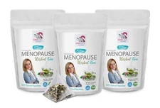 MENOPAUSE TEA - Menopause Relief Tea - hot flash relief - Green tea 3Pks