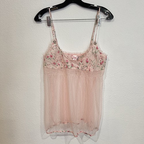 Neuve avec étiquette Victorias Secret BabyDoll lingerie rose fleurie femme taille M