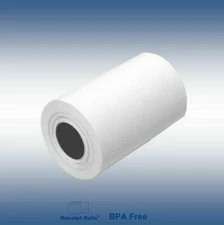 2 1/4" x 70' BPA Free Verifone Vx520 Thermal Paper Credit Card Rolls - 50 rolls