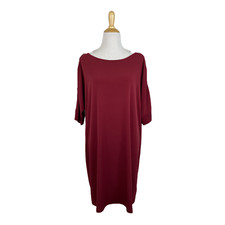 Michael Kors Women's Red Grommet-Sleeve Dress Size XXL B36
