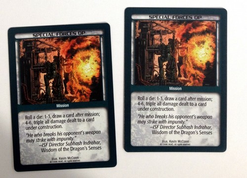 Special Forces Op (2) Battletech CCG Unlimited Mission - Foto 2 di 2