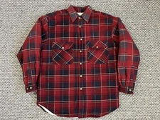 Northwest Territory Shirt Men’s M Red Plaid Sherpa Lined Button Flannel Jacket