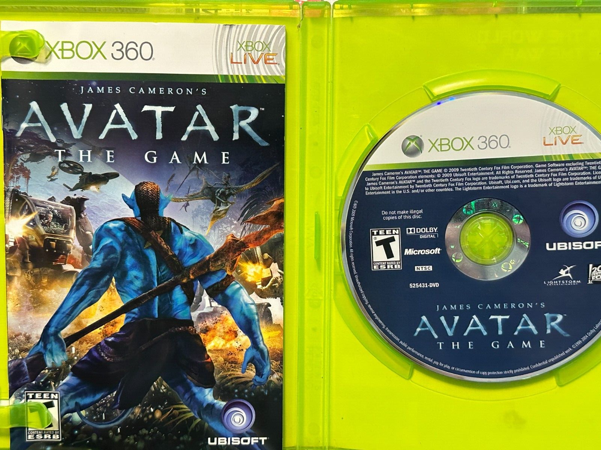 Avatar: The Game (Microsoft Xbox 360) Complete Untested 8888525431