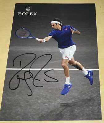 RAR Roger Federer Original signierte Autogrammkarte Autogramm Karte Tennis #18