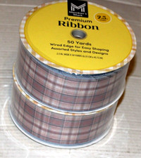 Member's Mark Premium Wired Ribbon 2.5" Wide x 50 Yards Lot 2