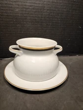 Royal Tettau Bavaria Germany Mid Century MCM Sauce Bowl or Gravy Underplate 2pc