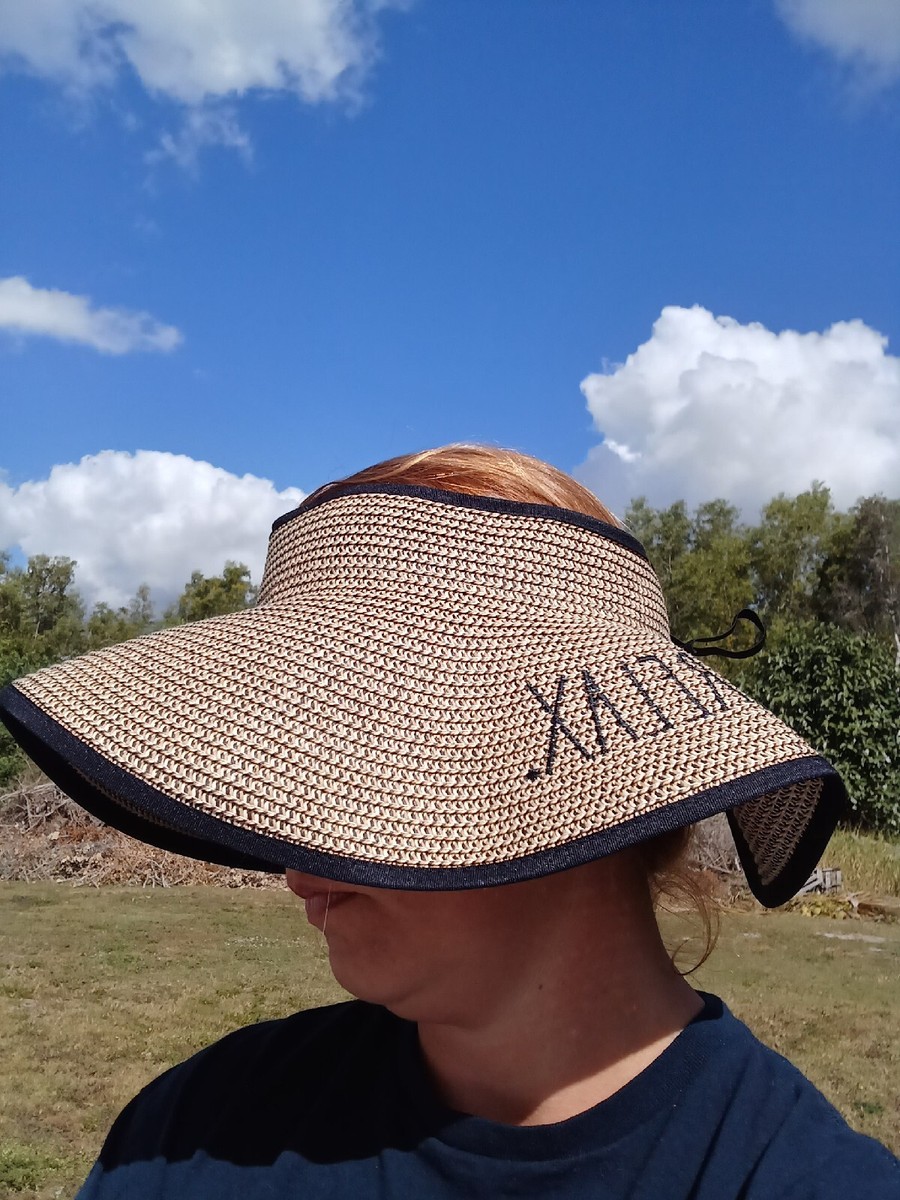 NWT Rae Dunn RELAX UPF 50 Sun Visor ,OSFM, 100%paper | eBay display picture 2