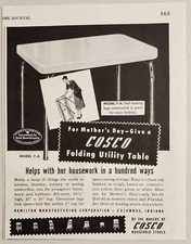 1949 Print Ad Cosco Metal Folding Utility Tables Hamilton Mfg Columbus,Indiana