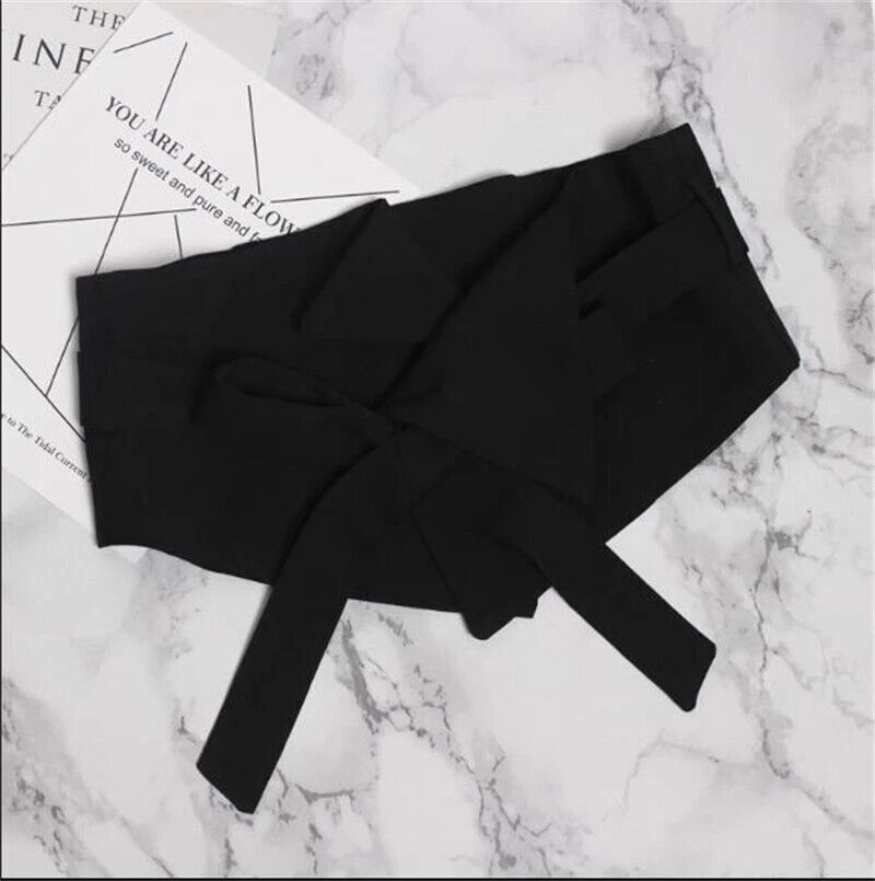 Cinturón Obi Japonés Cintura Elástica Simple Mujer Cintura Ancha Retro Moda  Foto 2 de 4