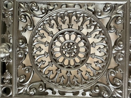 Antike Ofentür Warmhaltefach Kachelofen Gründerzeit Gusseisen Kachelofentür - Bild 2 von 5