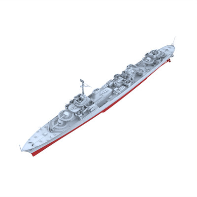 1/1250 French Navy Le Fantasque-class Le Malin Large Destroyer (1944) FULL HULL