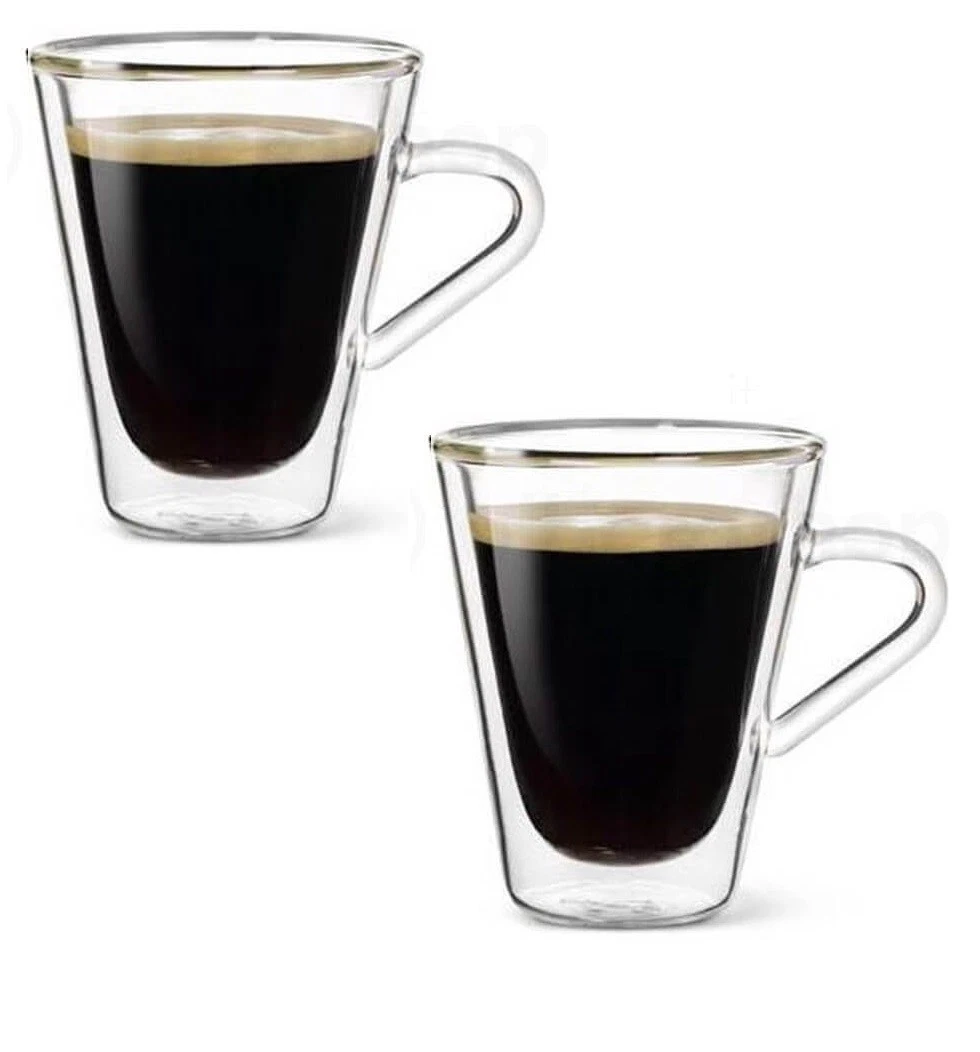 Tazza a Doppia parete in Policarbonato 8,5x7 cm con Coperchio