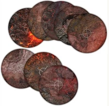 MGEMGTC249 Mantic Entertainment TerrainCrate: Hellscape Objective Templates