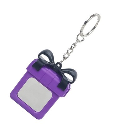 Mystery Gift Box Cartoon Keychain Decoration Glowing Pendant For Automotive