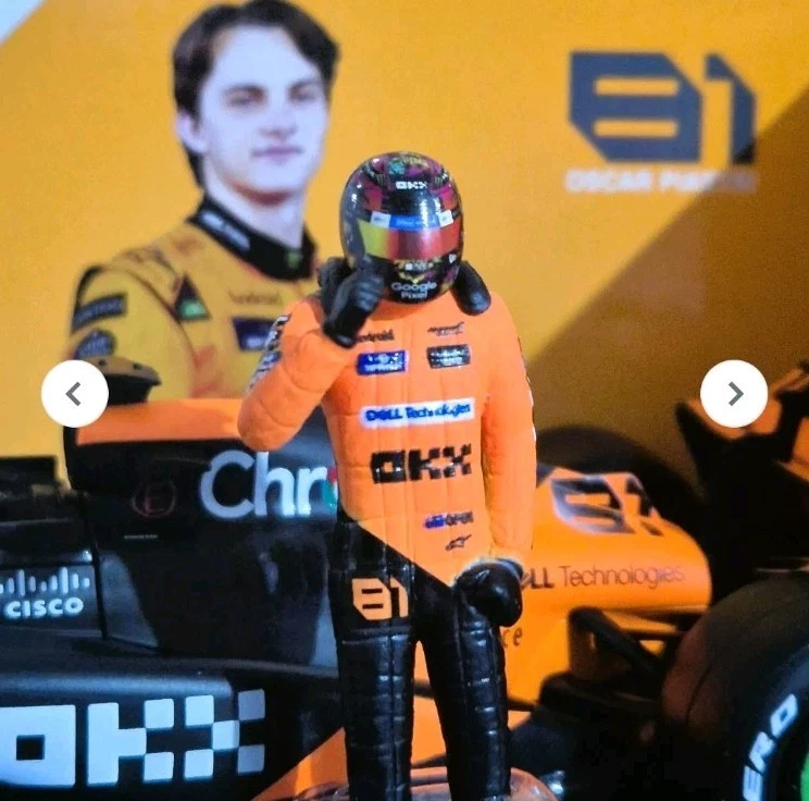 Bburago Formula One F1 1:24 Diecast McLaren MCL38 Lando Norris & Oscar Piastri - Image 4 of 4