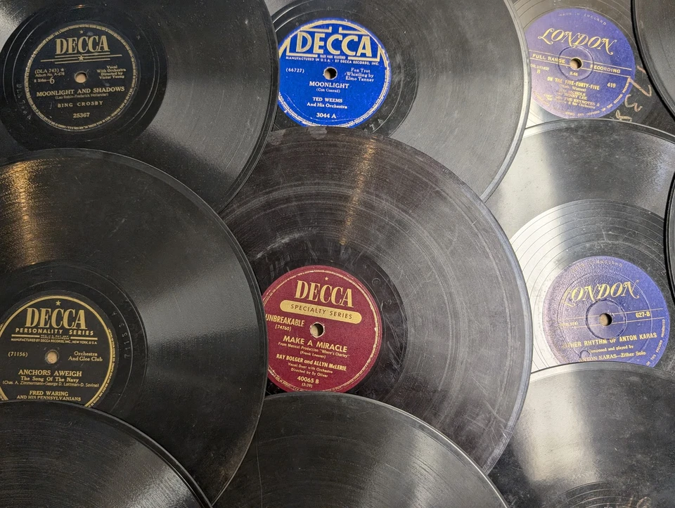 x54 BULK LOT 78 RPM Records MGM Decca London Label Collection Big Band Jazz - Image 4 of 4