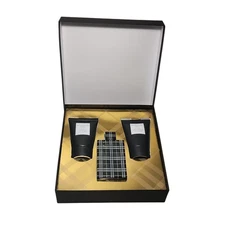 Burberry Brit For Men 3 Piece Gift Set Cologne, Shave Balm & Body Gel 3.3 Fl Oz