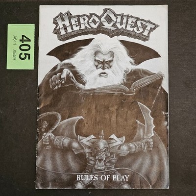 HeroQuest Anleitungsbuch Spielregeln ''Der Weg des...'' (1. Variante) RPG