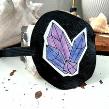 Crystal Eye Patch, Adjustable Vision Accessory, Ocular Aid, Costume Accessory