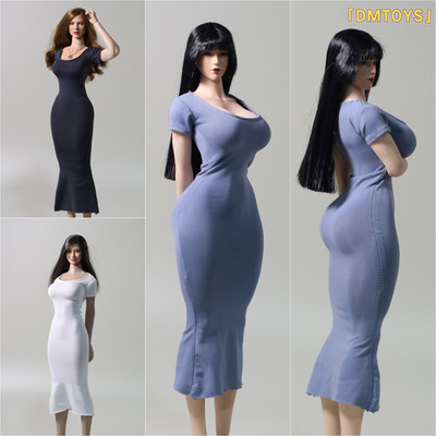 1/6 Female Sexy Tight hip-hugging Fishtail Skirt For 12'' Action Figure Body Toy